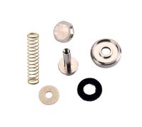 6pcs Trumpet Finger Button Cb101 Repair Parts Set with Spring | Metal Silver Replacement Pieces, Fits Trumpet Use, Six-piece Pack, Instrument Accessories for Repair