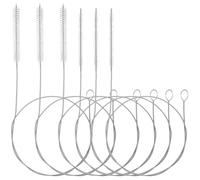 6PCS Tube Cleaner Brush 39 Inches Extra Long Straw Cleaner Brush Soft Nylon Bristles Head Cleaning Brushes for Cleaning Straw, Kegerator, Siphon Hose, Sunroof Drain, Refrigerator Drain