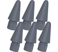 [6pcs]Tucana Pen Tips Compatible for Apple iPad Pencil 1st & 2nd Generation (6-Pack) (Gray)