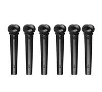 6pcs Tuning Tone Pegs Sustain String Nail Fixed Guitar Bridge Pin Replacement Parts Violin Replacement Part (Color : Black)