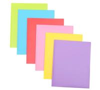 6Pcs Two Pocket File Folders - Documents for Office Home School & Project Management - Essential Folding Supplies for Efficient Filing