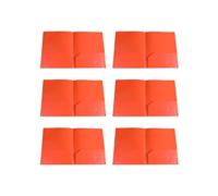 6Pcs Two-Pocket Folders Letter Size File Folder with 2 Pockets Holds 100 Sheets Document Organiser Presentation Folders File Organiser with Double Pockets