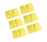 6Pcs Two-Pocket Folders Letter Size File Folder with 2 Pockets Holds 100 Sheets Document Organiser Presentation Folders File Organiser with Double Pockets