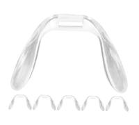 6pcs U-Shaped Eyeglass Pads Lock-In Clip Plastic Cushions for Glasses Frame Replacement Skin-Friendly Anti-Skid Support for Everyday Wear