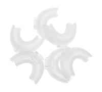 6pcs U Shaped Silicone Brush Heads for Age 7-12, 360 Degree