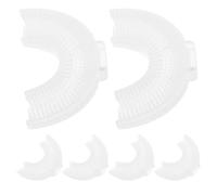 6pcs U Shaped Silicone Toothbrush Replacement Brush Heads