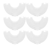 6pcs U Shaped Silicone Toothbrush Replacement Heads for Ages 2-6