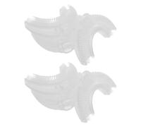 6pcs U Shaped Toothbrush Replacement Heads, Silicone 360 Degree
