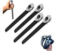6pcs Ultimate Heavy-Duty Grip Lock Strap, Adjustable Multipurpos Ratchet Grip Straps, Metal Ratchet Buckle and Super-Strong Flexi Strap, Reusable Locking Strap