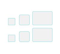 6pcs Ultra-clear Tempered Glass Screen Protector Compatible with Hero 8 Camera High Hardness Film for and Lens Protection Includes Cleaning Wipes Cloth Absorbers