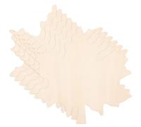 6pcs Unfinished Wooden Mini Chopping Board Maple Leaf Shape Tray