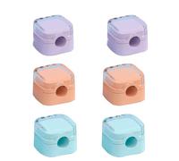 6Pcs Unique Cable Fasteners Creative Wire Retention Functional Cable Management Organizer Colorful Wire