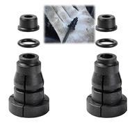 6Pcs Universal Brake Clutch Slave Master Cylinder Pipe Connector Kit, 1K0798741 Joint Clip Seal Gasket Repair Kit, Rubber Repair Fittings Compatible with VW/Bora/Santana/Jetta/Golf