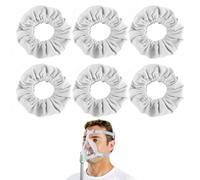 6PCS Universal Full Face Mask Compatible for CPAP Mask Liners,ResMe, Soft Cotton Fabric,for Sleep Apnea Mask Liners 6 Pack Grey