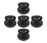 6pcs Universal Pot Lid Knob Replacement Handle Heat Resistant Black
