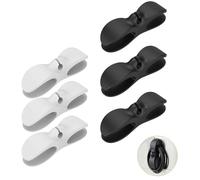 6PCS Upgraded Cord Organizer, Self Adhesive Cord Organiser for Kitchen Appliances, Cable Cord Winder Mount-Stick on Cord Wrapper for Appliances Cable for Blender Mixer Toaster Air Fryer