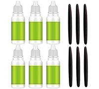 6PCS Usma Grass Extract Essence with 6PCS Sticks, Cilia Growth Nourishing Liquid for Hair Eyelash Eyebrow Hair Loss Serum
