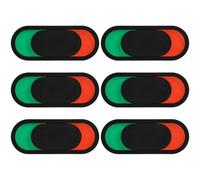 6pcs Vacant Occupied Door Sign Pmma Slider Sign for Clinics and Toilet