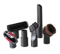 6Pcs Vacuum Attachments Accessories, Vacuum Cleaner Nozzle Crevice Brushs Set Includes PP Hair Brush, 2-in-1 Nozzle, Flat Suction Tool, Sofa Brush, Round Horsehair Brushs, 32mm/35mm Adapter