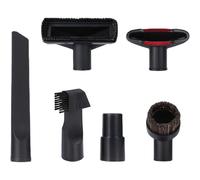 6Pcs Vacuum Attachments Set Compatible with Karcher, Shark, Henry & Other Vacuums - Including PP Hair & Sofa Brush, 2-in-1 Nozzle, Flat Suction