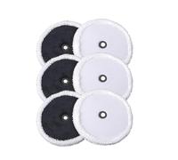 6pcs Vacuum Cleaner Mop Pads， Compatible for EVERYBOT， Edge RS700 RS500 ，Sweeping Robot Cloths Replacement Accessory,Fittings