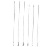 6pcs Venetian Blind Cordless Vertical Mini Blinds Wand Opener Stick Tilt Rod Plastic Hooks Clear Acrylic Sticky Hook Tie Rod
