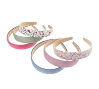 6pcs Vintage Wide Brim Floral Headband for Women Special Occasions | Cloth Construction, Elegant Bright Luster Finish, Comfortable Wearing Experience, Parties and Festive Events