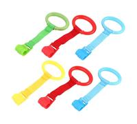 6pcs Walking Helper Pull Up Rings Soft and Comfortable Stand Up Tools for Safe Walking Practice Quick Installation for Play Areas Sturdy and Supportive Design