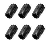 6Pcs Walking Stick Rubber Ends,Leki Ferrules for Walking Sticks Ferrules Poles Rubber Tips Caps Trekking Hiking Crutch Pads Protectors for Cane Replacement Fits Most Asphalt Rock Snow Gravel Mountains