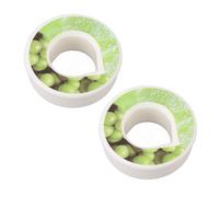 6Pcs Water Bottle Flavoring Pod 0 Sugar 0 Calories Drink Bottle Fruit Fragrance Ring for Sport Gym Green Grape