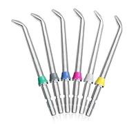 6Pcs Water Flosser Replacement Tips, Replacement Classic Jet Tips, Replacement Heads Compatible with WaterPik Flosser WP100 WP108 WP112 WP250 WP450 WP560 WP660 WP811 WP861