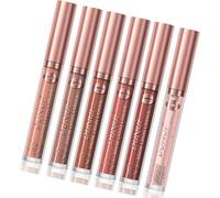 6pcs Waterproof Matte Lipstick Set Highly Pigment Lip Gloss Rich Colors Moisturizing Suitable For Various Event Highly Pigment
