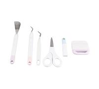 6pcs Weeding Tools Kit, Fine Art Sculpting Tool Set with Shovel Scissors Looper Tweezers, DIY Art Carving Tools for Home Classroom Craft Projects