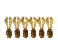 6pcs Weight Salting Artificial Baits Soft Lures Multiple Color Light Weight Lures For Freshwaters Saltwater Fishing Multipurpose Soft Baits