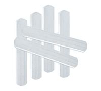 6pcs Weighted Steel Strip for Gym Workouts, Silver Steel, 190-200g