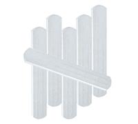 6pcs Weighted Steel Strip Plate for Gym Home Workouts, 190-200g Silver