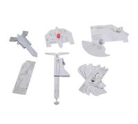 6pcs Welding Gauges Set Welding Inspection Gauges Set for Precise Measurement in Shipbuilding & Mechanical Industry Accurate Weld Measurement