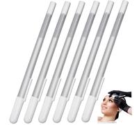 6PCS White Eyebrow Mapping Pencil, 5.9 Inch Waterproof Brow Mapping Pen, Portable Brow Marker for Skin Makeup Tattoo Position Mark Tools.