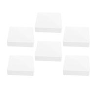 6pcs White Pyramid Fence Post Caps 4 Inch Plastic Covers