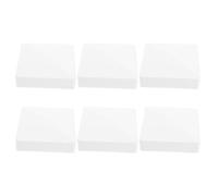 6pcs White Vinyl Fence Post Caps 4 Inch Pyramid ABS Cover
