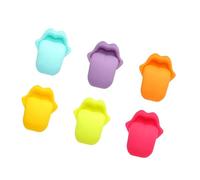 6Pcs Wine Glass Charms Tages Silicone Drink Markers Identifier for, Cocktails, Dinner Markers