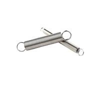 6Pcs Wire Diameter 0.7mm Outer Diameter: 5mm-8mm Length: 25mm-120mm O Ring Hook Tension Spring 304 Stainless Steel Closed Extension(100mm,7mm)
