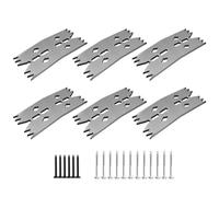 6pcs Woodworking Tools Slab Clamping Dogs for Carpenters and Craft Project Flattening Slabs Benches Dog Hold Down Clamps Slab Hold Down Clamps