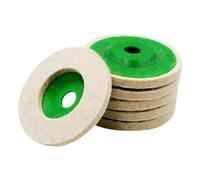 6pcs Wool Felt Polishing Wheel Disc Round Polishing Buffing Wheel Pad Metal Marble Thick Pad for 95/100 Angle Grinder
