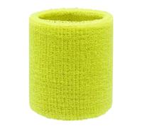 6PCS Wrist Sweatbands Tennis Wrist Bands Absorbent Sweatbands for Football Basketball Running Athletic Sports Tennis For Men And Women(Fluorescent yellow)