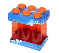 6pCS x Leakproof Water Bottle 950ML Orange - Perfect Opening for Easy Fill BPA-Free Simple Modern Food Grade Reusable Bottle Stain and Smell Resistant Plastic Juice Container Oasis Bottles