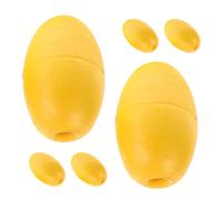 6pcs Yellow PVC Kayak Float Rope Mooring Buoy for Rough Water | Anchor Marker, Stable Drift Control, Dock Line Use, Suited to Kayakers, Anglers, Vessels, Paddle Boards