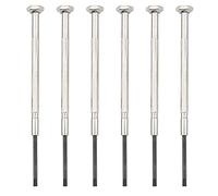 6Pcs Yootones Clarinet Screwdriver Metal Mini Saxophone Screwdriver Saxophone Parts Compatible with Clarinet Saxophone Flute Piccolo Instrument