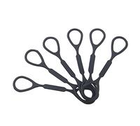 6Pcs Yootones Trumpet Slide Stopper Silicone Stopper Ring Compatible with Yamaha Bach Conn King Trumpet Accessory (Black)