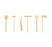 6Pcs Zen Garden Rake Set - Mini Sand Rakes for Diy Patterns, Meditation, and Tabletop Decoration - Lightweight Plastic Tools for Home and Office